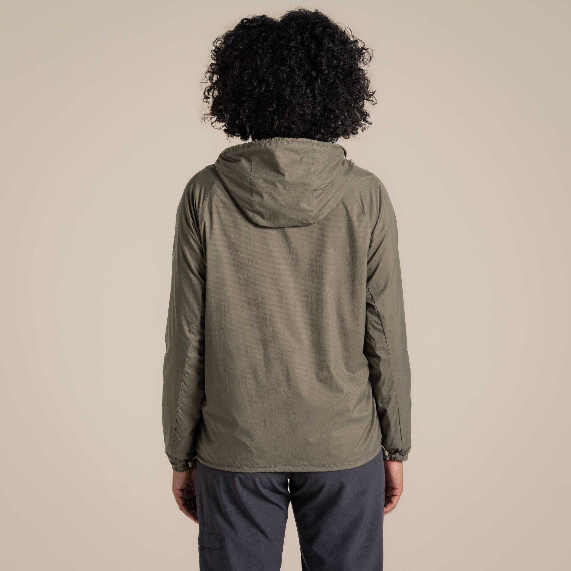 Casaco corta-vento feminino Craghoppers NosiLife Rosa Reversível 4/7