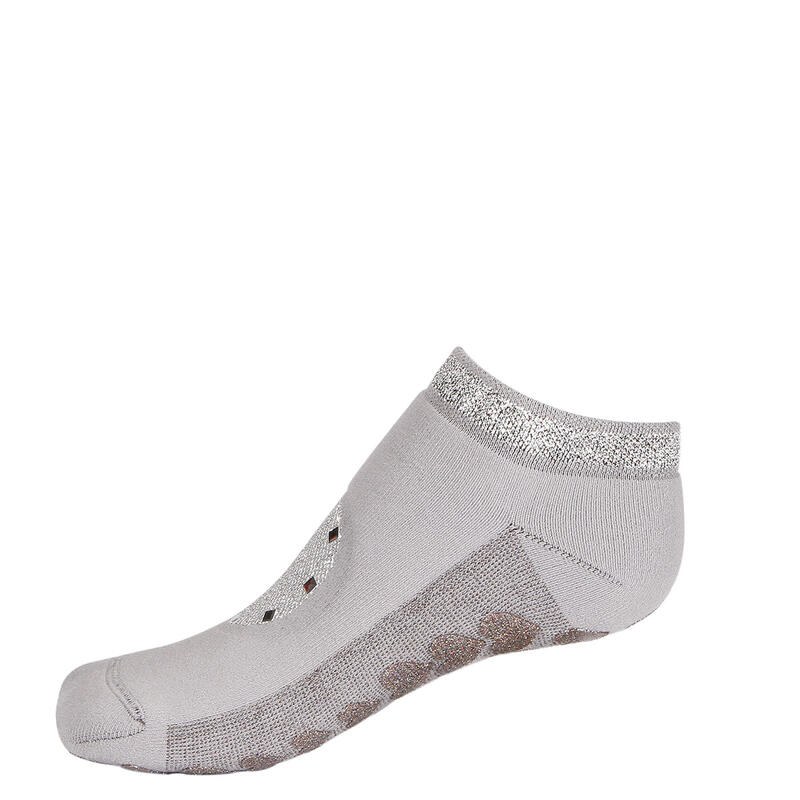Chaussettes française Babette adulte danseur antidérapantes gris adulte