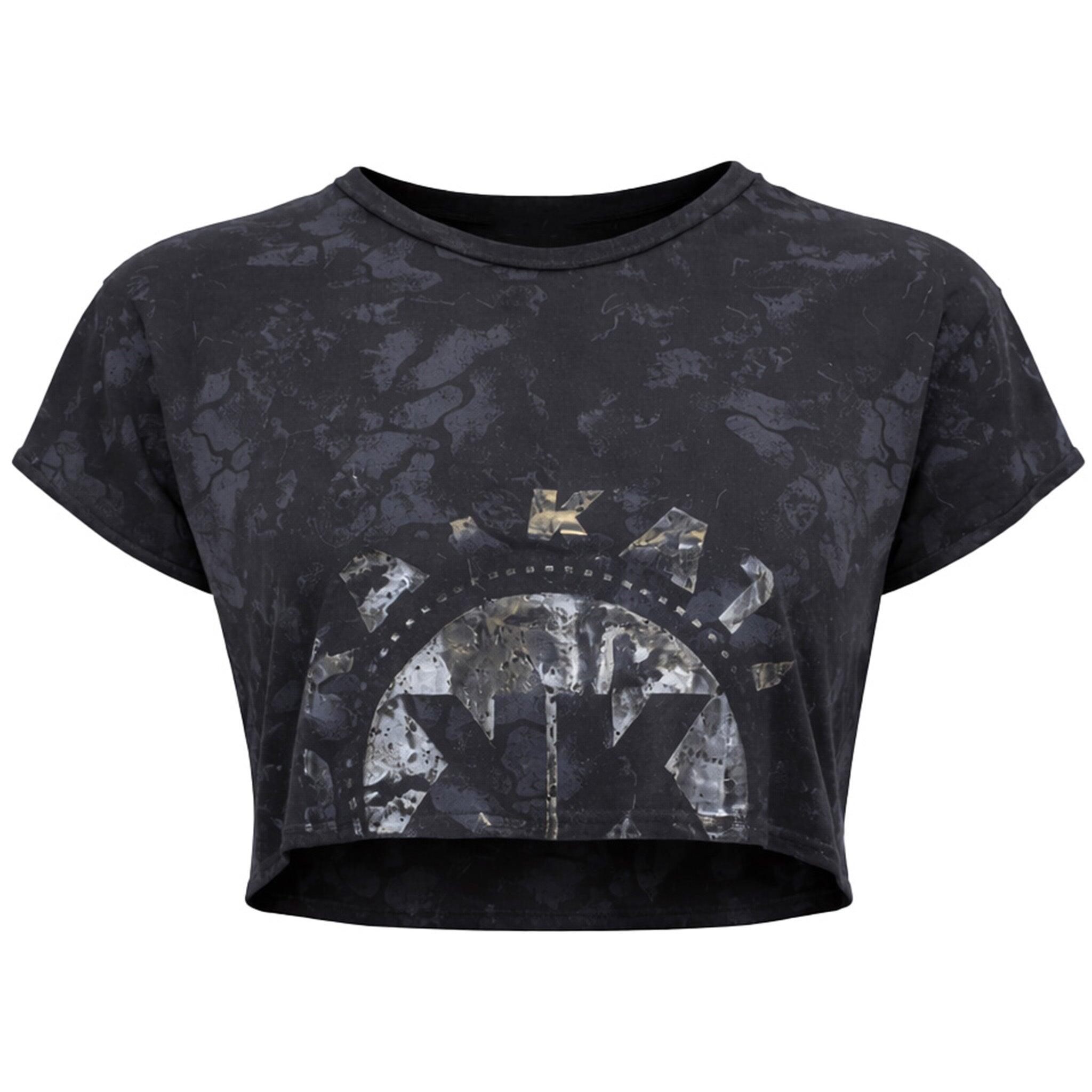 GYMSHARK Dámský fitness top Twins Raw Crop Top