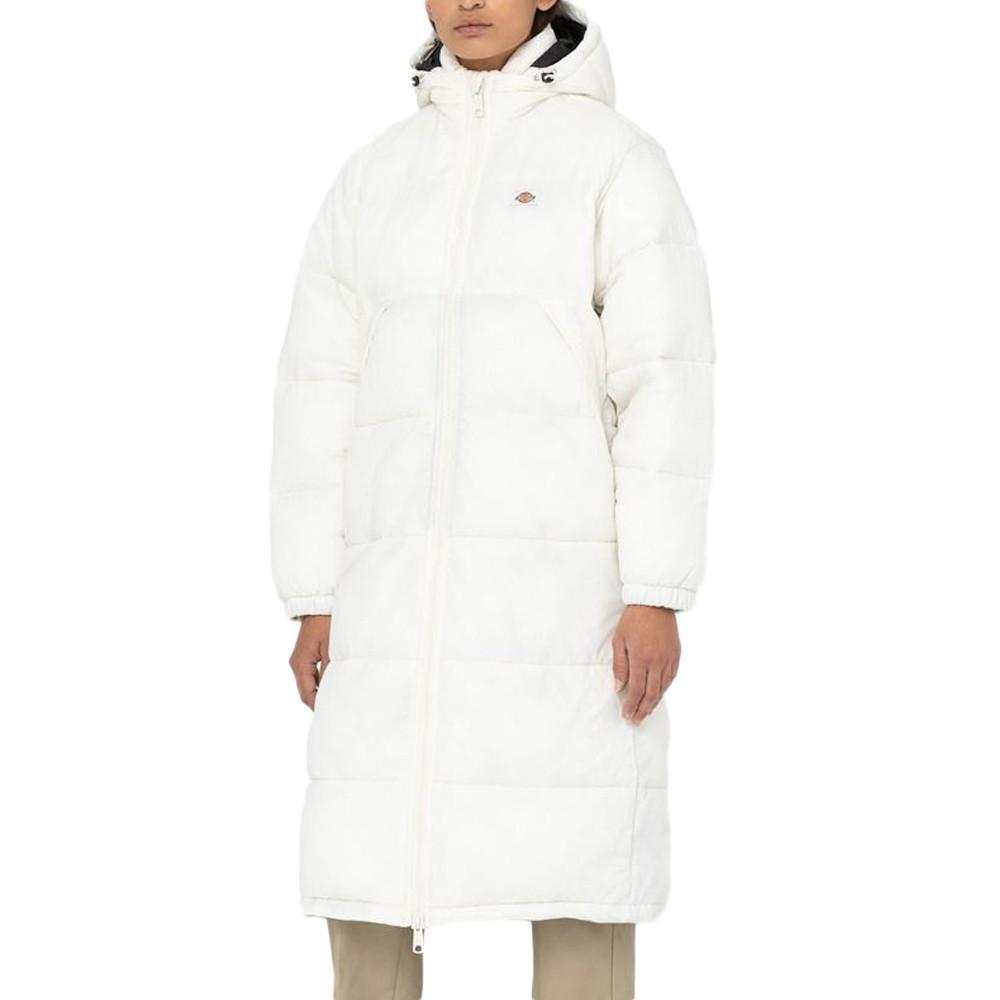 Dickies Women's Alatna Longline Puffer Jacket Ecru