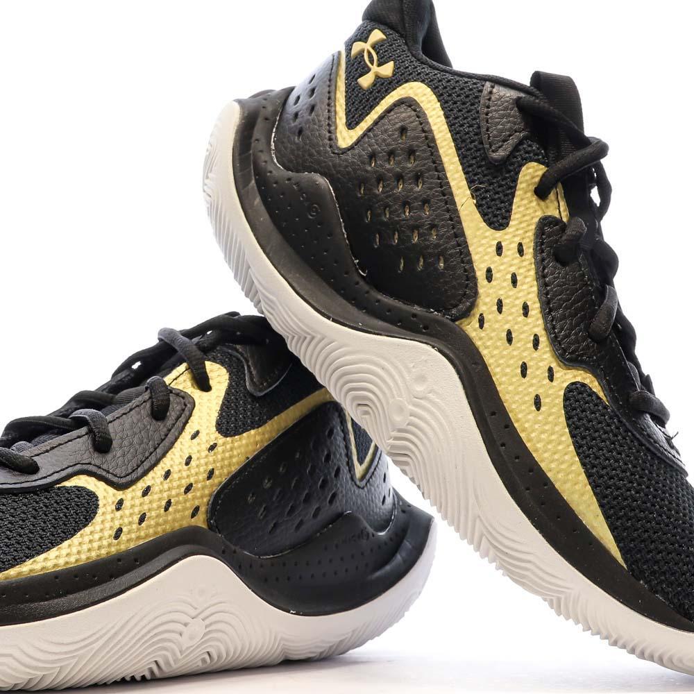 Zapatillas Baloncesto Unisex Under Armour Jet 23 Negras/Doradas 7/7