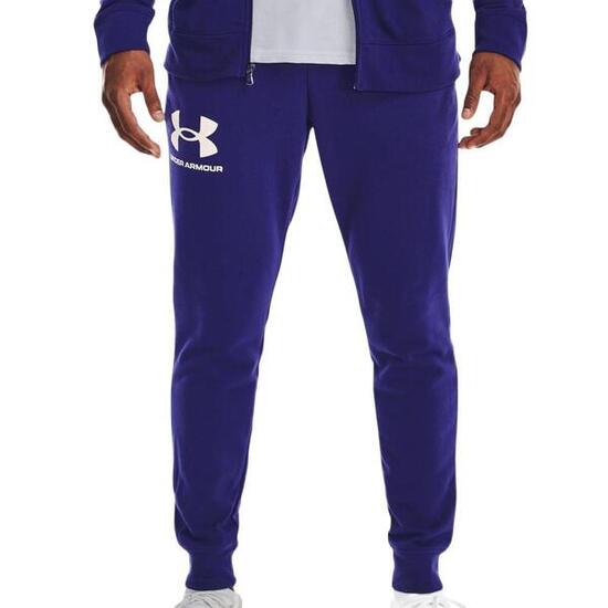 Pantaloni Jogging Uomo Under Armour Rival Terry Blu Royal - XS