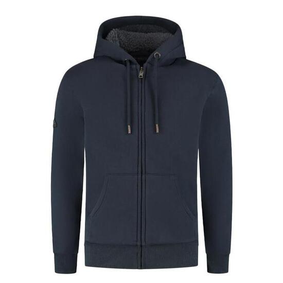 Veste Zippé Marine Homme Superdry Borg - L