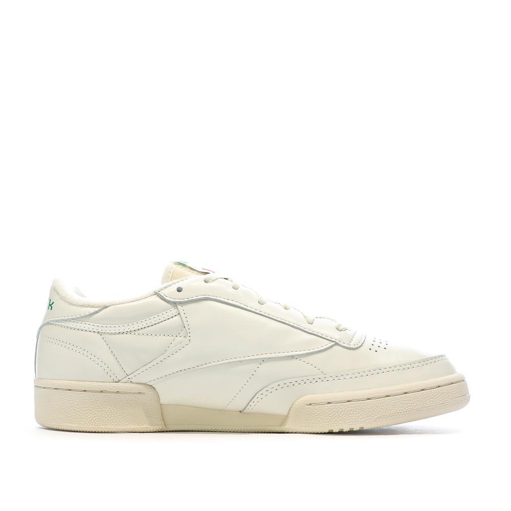 Baskets Blanche/Verte Homme Reebok  Club C85 Vintage - 39 2/7