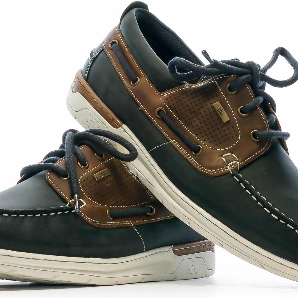 Chaussures bateau homme MATBOAT Marine/Tan 7/7