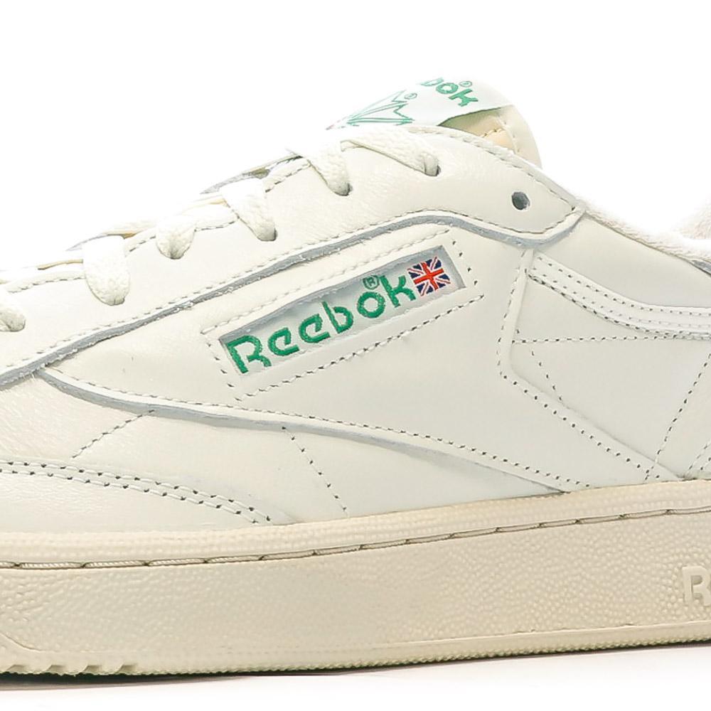 Baskets Blanche/Verte Homme Reebok  Club C85 Vintage - 45 7/7