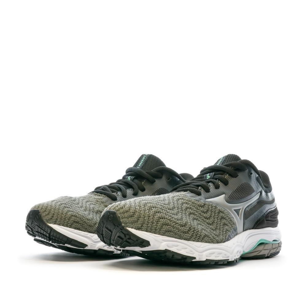 Zapatillas Running Mujer Mizuno Wave Prodigy Gris/Negro 7/7