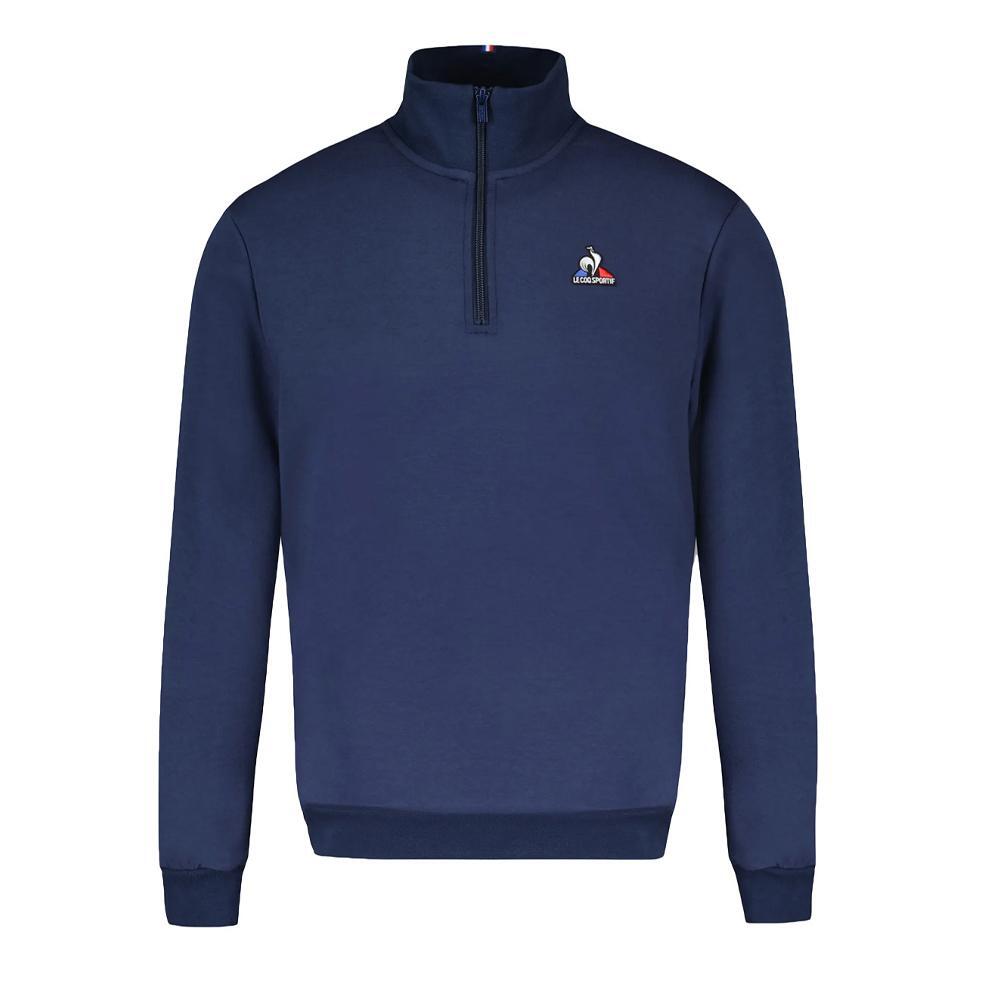 Men's Le Coq Sportif Half-Zip Sweatshirt - Navy