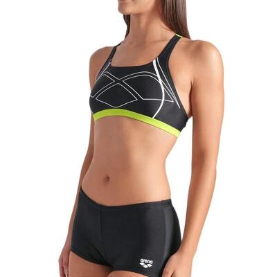 Costume da Bagno Donna 2 Pezzi Arena Graphic Nero