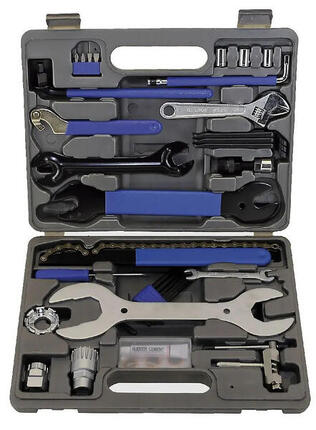 M-Wave kit outils vélo 43 pièces avec étui