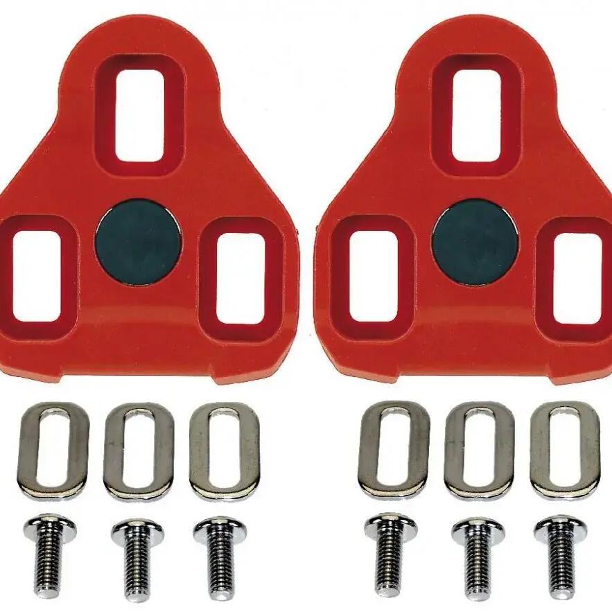 Exustar E-ARC10 cleats red compatible with LOOK KEO and EPS-R