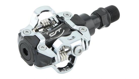 CONTEC P-XCX pedal SPD doble cara aluminio negro/plata