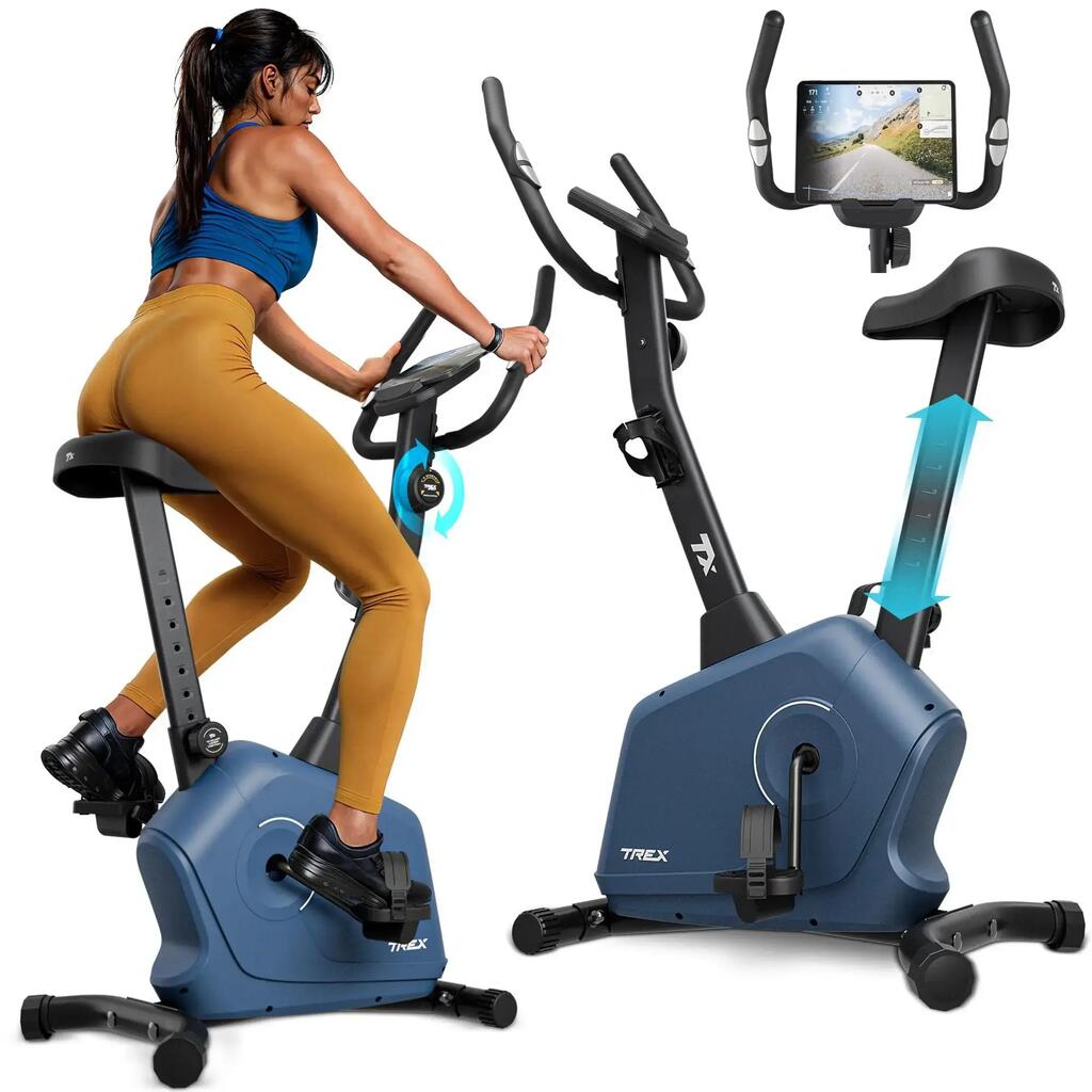 Магнитен велоергометър Trex Sport RIGON TX-380MB, тъмносин