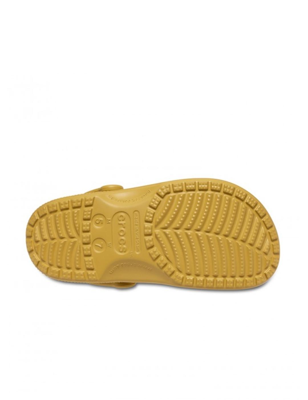 Sandalias para Hombre Crocs Classic 76a  Amarillo 5/5