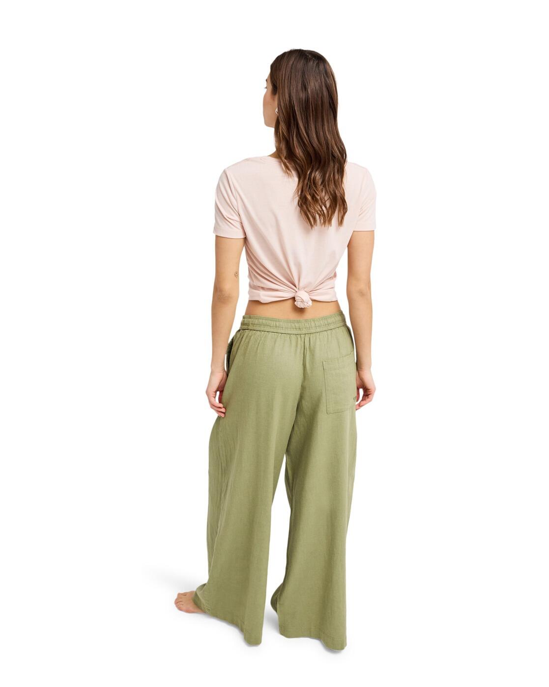 Pantalon souple LEKEITIO BREAK MID Vert Femme 2/4