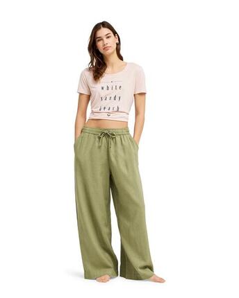 Pantalon souple LEKEITIO BREAK MID Vert Femme
