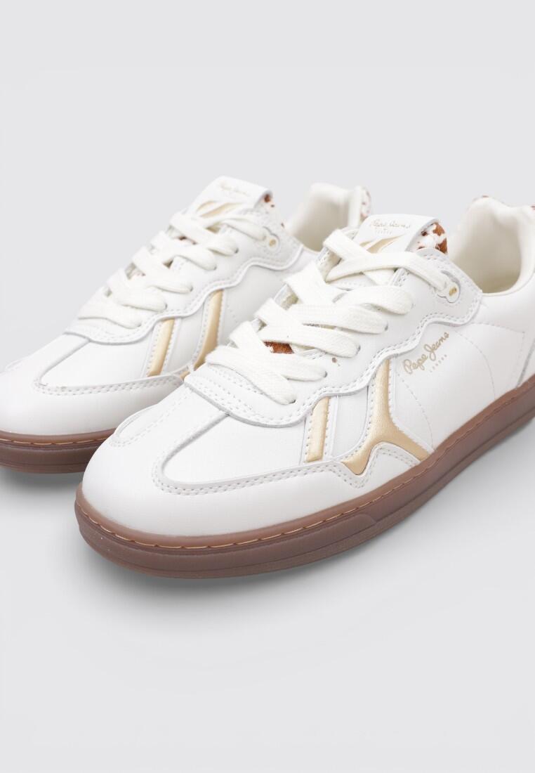 Zapatillas Deportivas Mujer Pepe Jeans BALL CHIC W Blanc 3/4