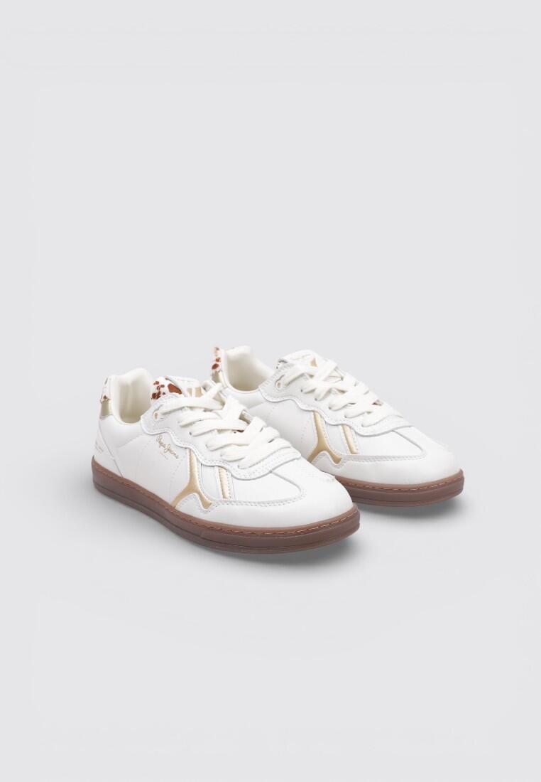Zapatillas Deportivas Mujer Pepe Jeans BALL CHIC W Blanc 2/4