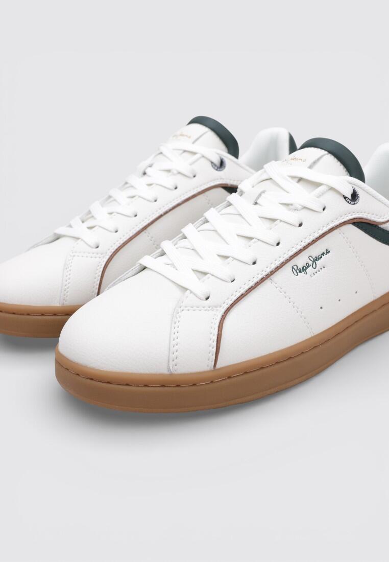 Zapatillas Deportivas Hombre Pepe Jeans CLAY CLASS Blanc 3/4