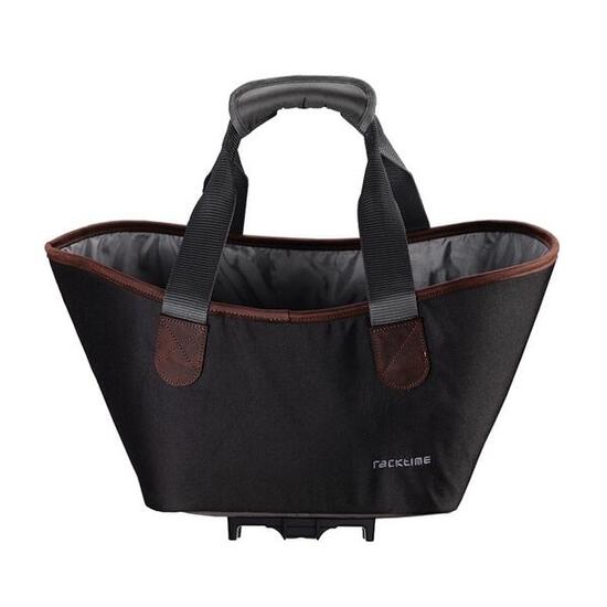 Racktime Syst.Einkaufstasche Agnetha 2.0 schwarz, inkl. Snapit Adapter 2.0