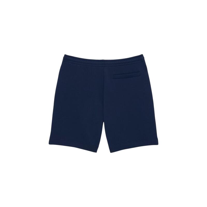 Pantaloni scurți sport Lacoste din bumbac albastru marin