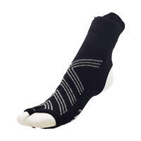 Chaussettes Dynamic Pilates femme antidérapantes antibactérien noir argent