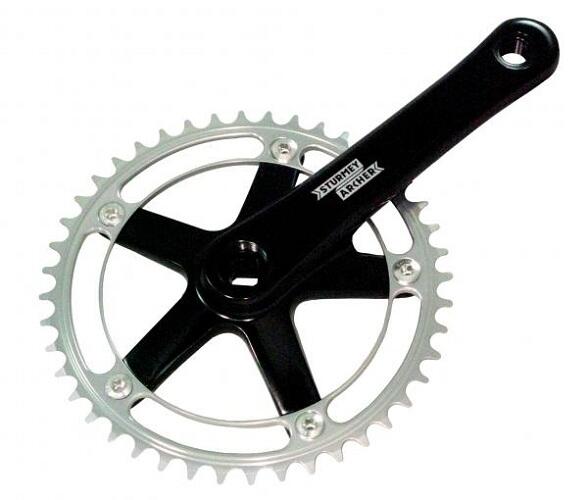 STURMEY ARCHER FCT64 bielas 44T 170 mm negro/plata 2/2