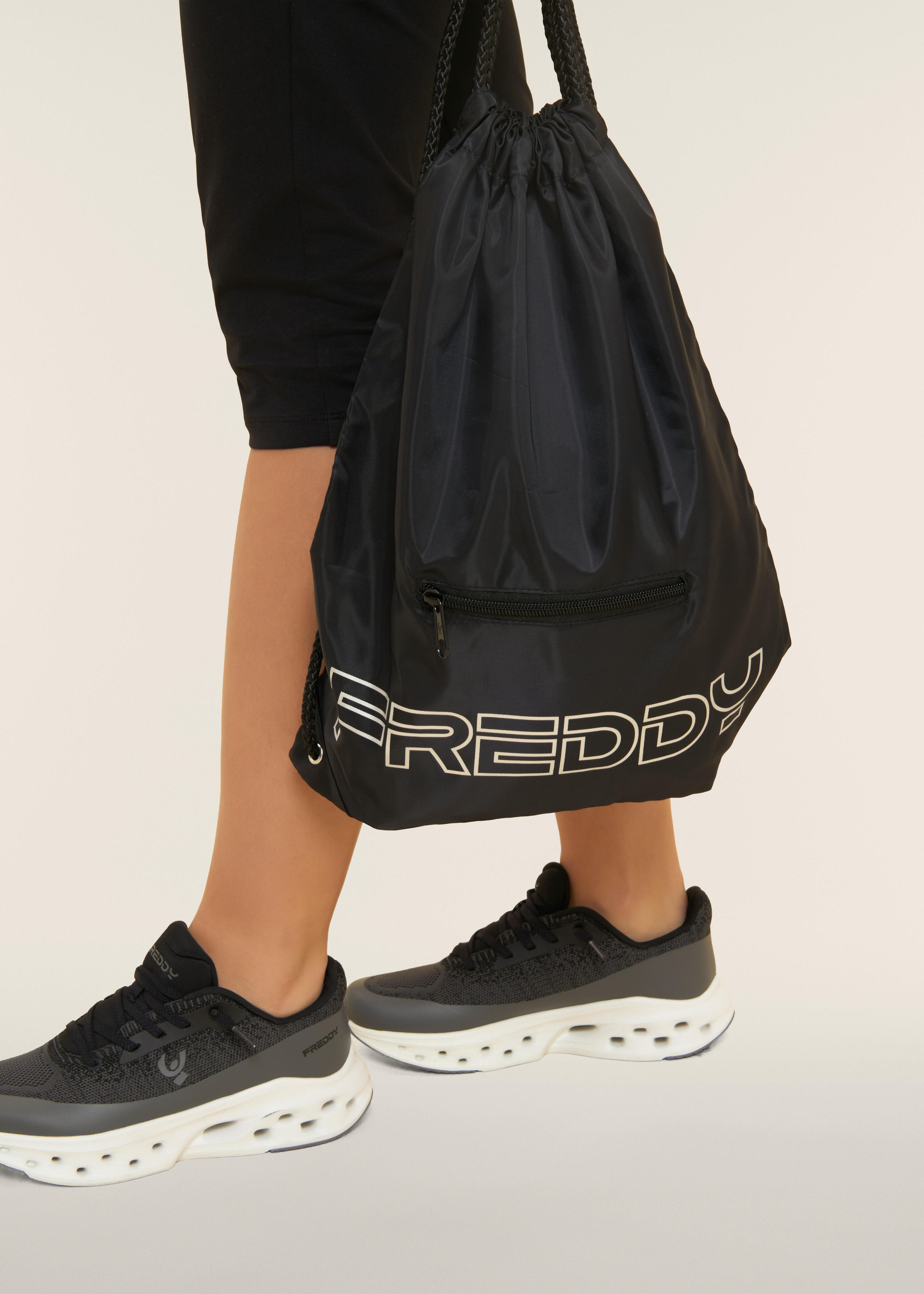 Sac à dos de sport pliable en nylon avec logo FREDDY 2/5