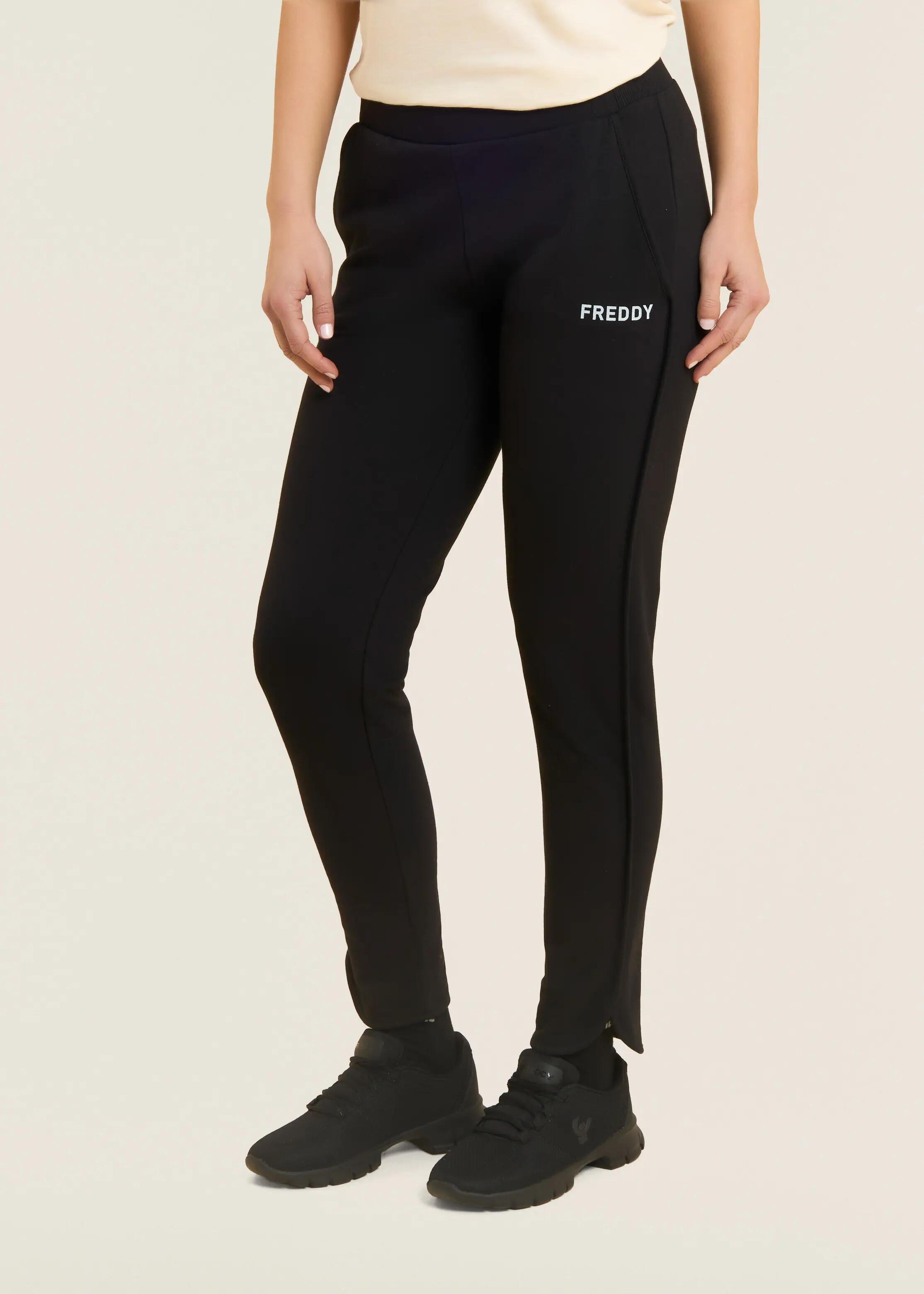 Pantalón 7/8 con bajo redondeado y cintura perfilada 2/7