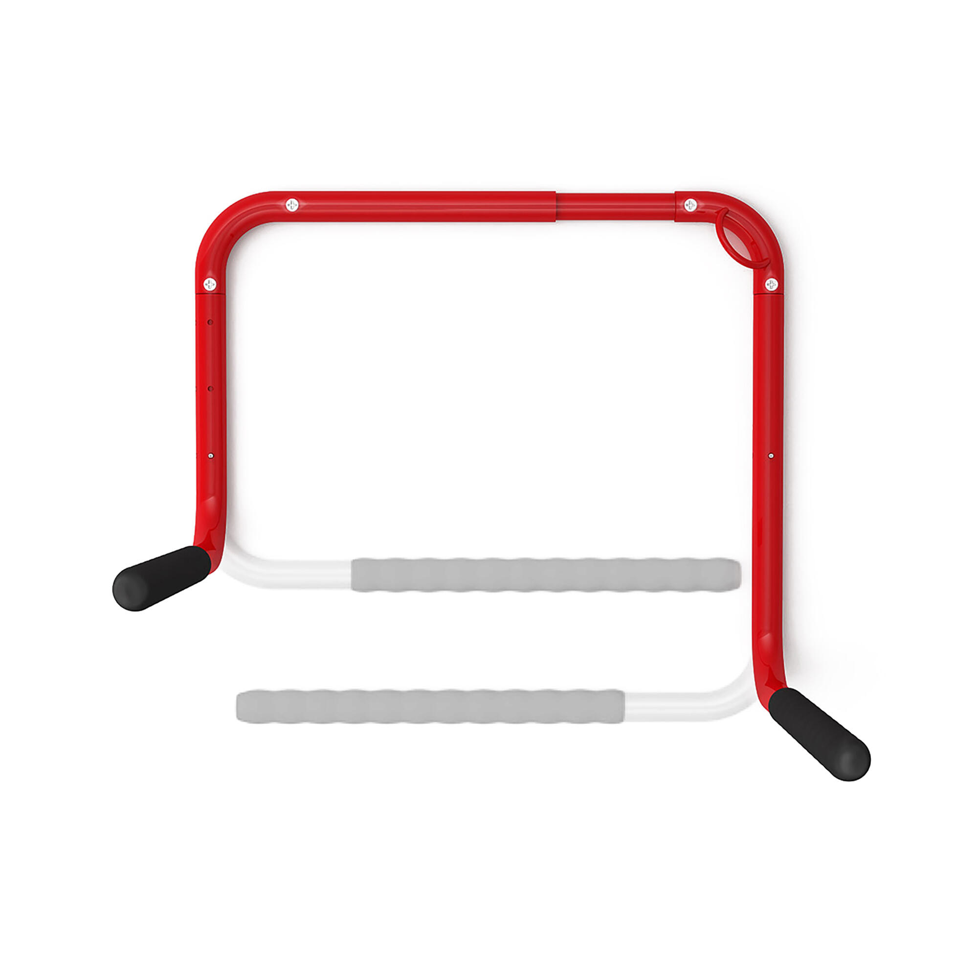 Soporte Bicicleta Pared Regulable Fabricado en Acero Acabado en Rojo 2/6