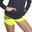 Dámské fitness šortky fluorescenční žlutá