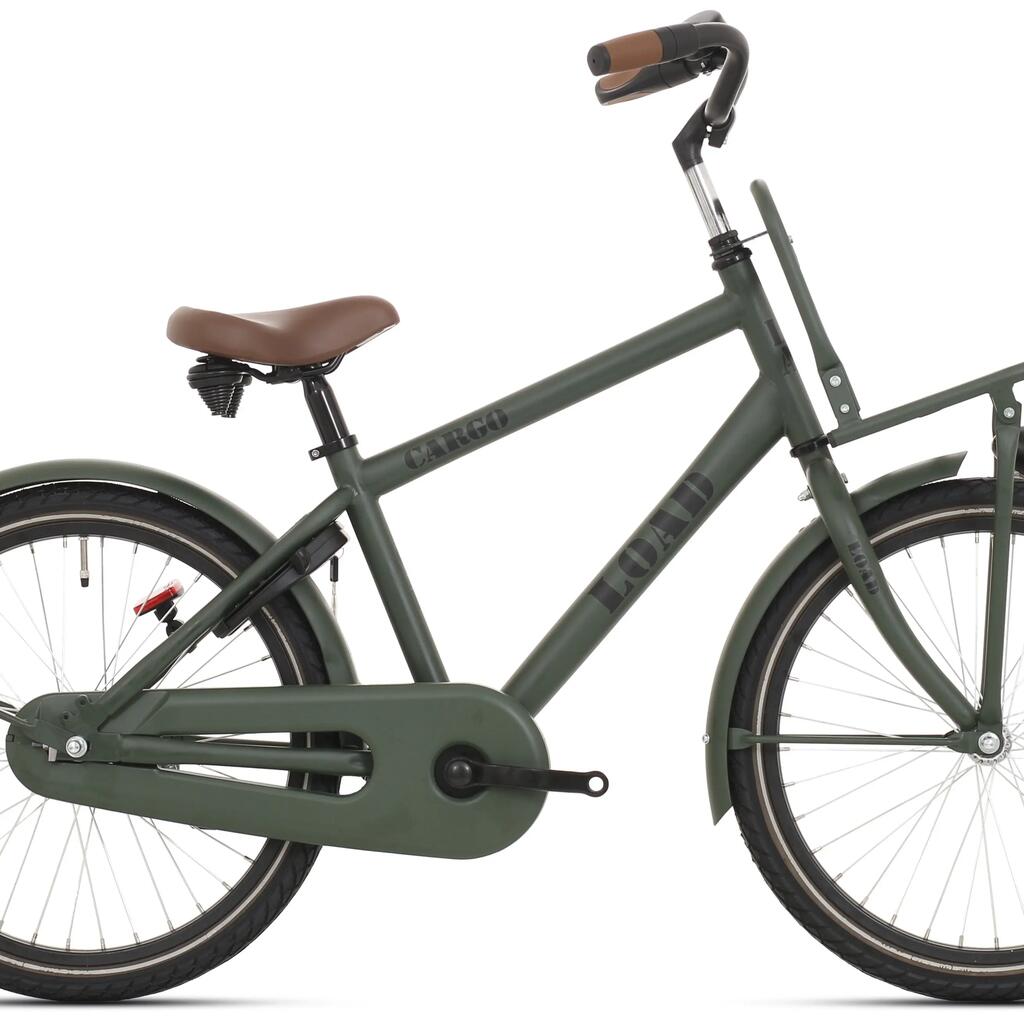 Bikefun 20" Boys Bike, 33 cm Frame, Kaki Green Matt.