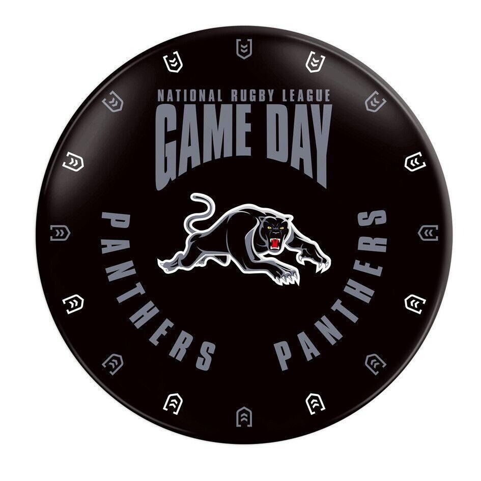 NRL Snack Plate - Penrith Panthers - 20cm diameter - Melamine - Single