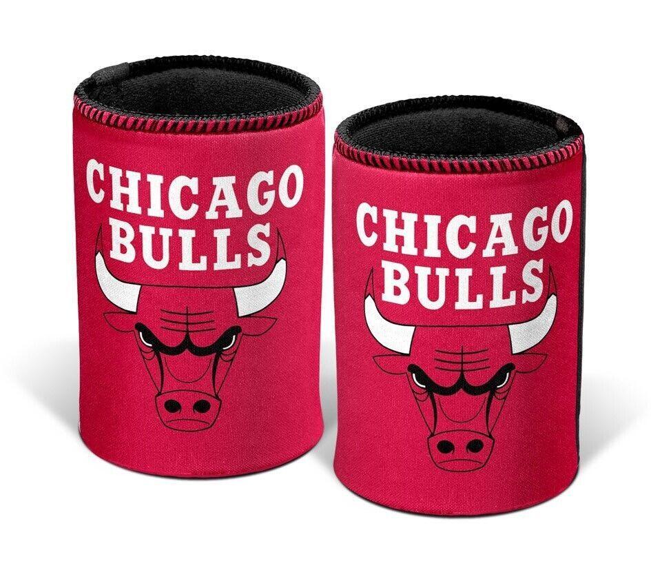 NBA Stubby Can Cooler - Chicago Bulls - Rubber Base - Single