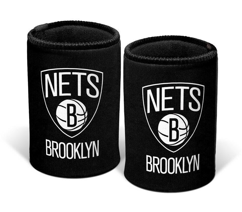 NBA Stubby Can Cooler - Brooklyn Nets - Rubber Base - Single