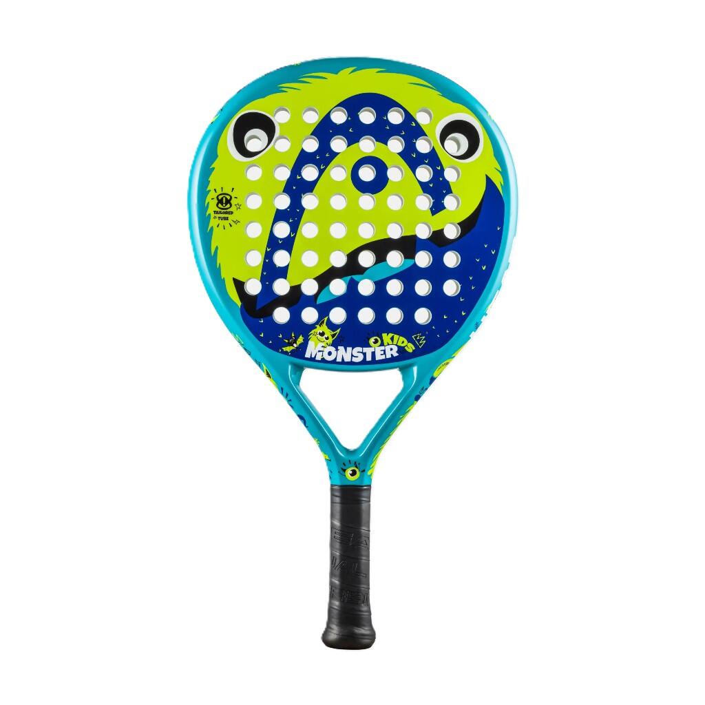 MONSTER KIDS Padel Racket                                               Color:  Blue/ Neon Green
