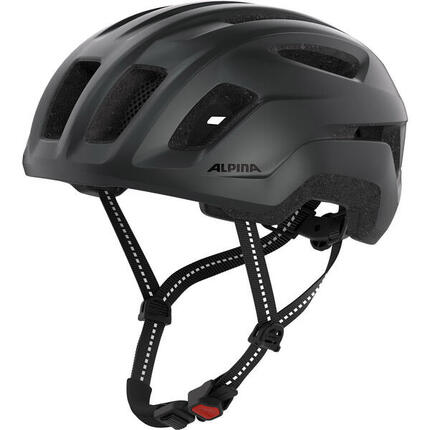 Olympic Sportswear Alpina Fahrradhelm Urban 59-61 cm matt schwarz