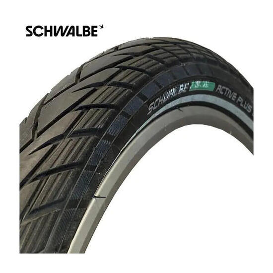 SCHWALBE Energizer Plus Active 28x1,75 czarny odblaskowy
