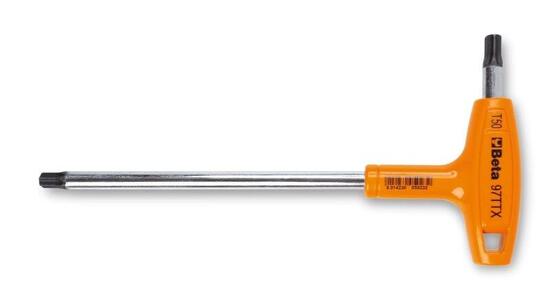 Beta 97TTX T30 llave Torx angular 200 mm con mango de potencia