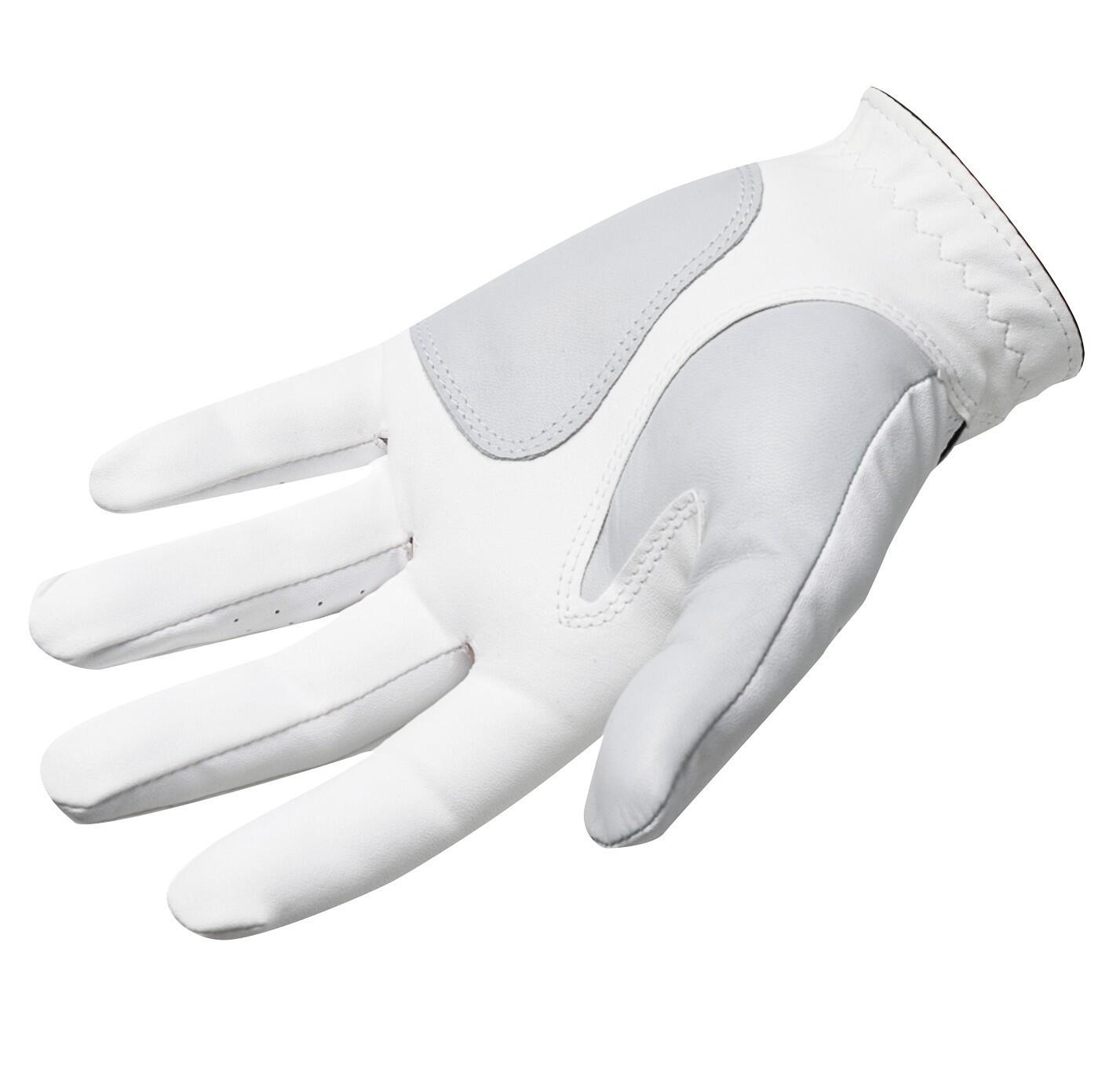 FOOTJOY WEATHERSOF BLANC/NOIR (pour GAUCHIER) - GANT FEMME 2/3