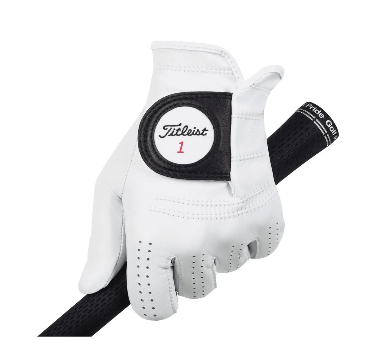 Gant de golf Titleist Players pour hommes gauchers, blanc 3/4