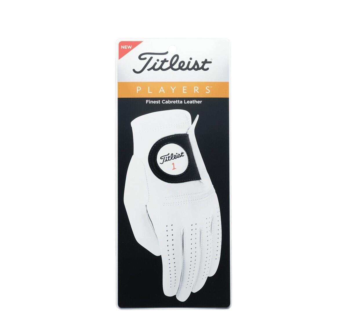Gant de golf Titleist Players pour hommes gauchers, blanc 2/4