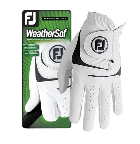 FOOTJOY WEATHERSOF BLANC/GRIS - GANT HOMME 3/4