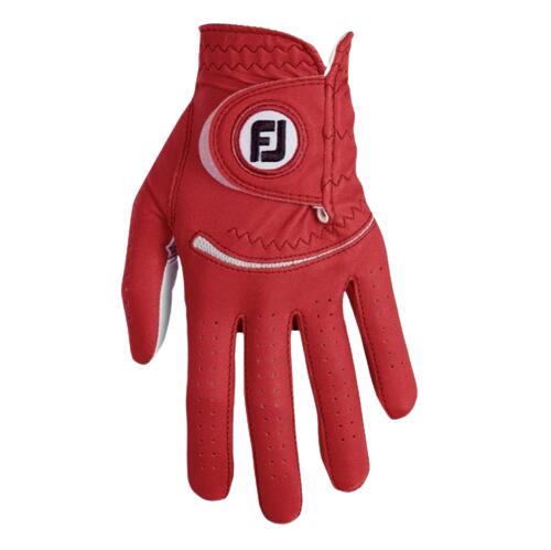 FOOTJOY SPECTRUM PEARL/ROUGE - GANT FEMME 3/4