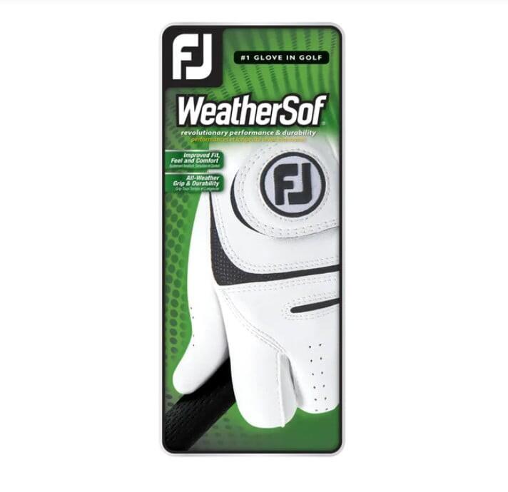 FOOTJOY WEATHERSOF BLANC/GRIS - GANT HOMME 4/4