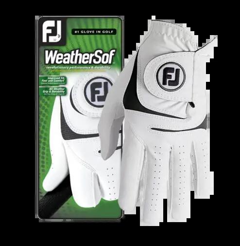 FOOTJOY WEATHERSOF BLANC/GRIS - GANT HOMME 3/4