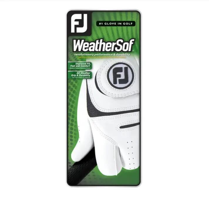 FOOTJOY WEATHERSOF BLANC/GRIS - GANT HOMME 4/4