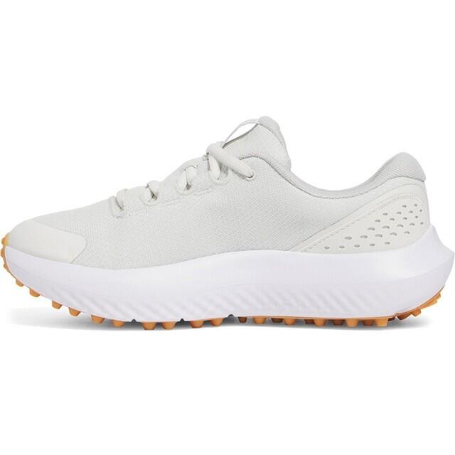 Chaussures de golf Under Armour Surge pour femme, blanches 3/4