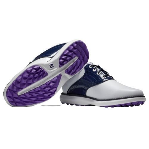 FOOTJOY Chaussures De Golf  Femme  Traditions   Sans Crampons Bleu 3/7