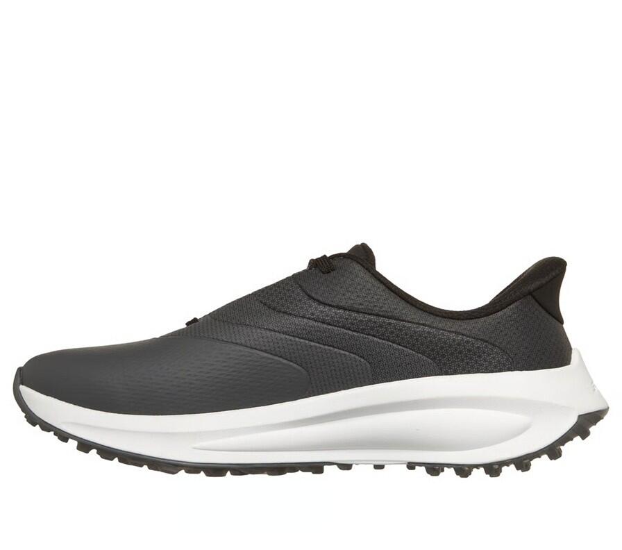 Skechers Damen-Golfschuhe, wasserdicht, zum Hineinschlüpfen, Schwarz 5/6
